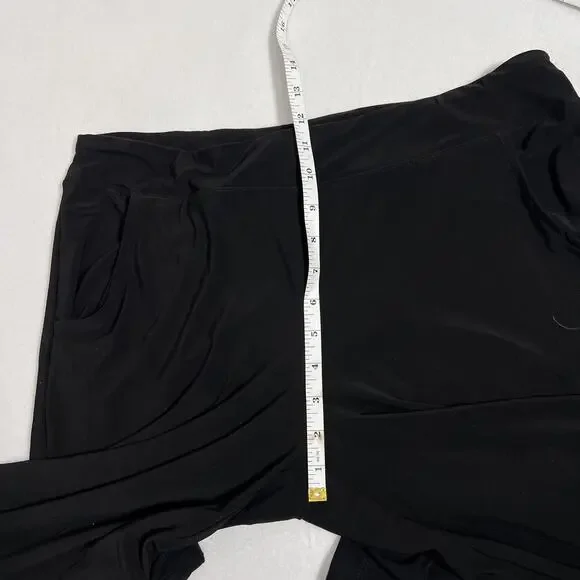 Joseph Ribkoff Pants Womens 12 Black Wide Leg Palazzo Pull On Cocktail Stretch - Picture 7 of 11